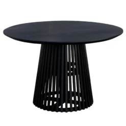 Lewis & Loft Eettafel Levi – Rond – Ø120 cm – Zwart