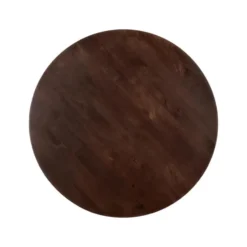Lewis & Loft Eettafel Lian - ⌀120 - Mangohout - Walnoot bruin
