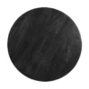Lewis & Loft Eettafel Lien - FSC® mangohout - Rond - ø105 cm - Zwart