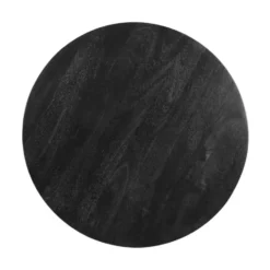 Lewis & Loft Eettafel Lien - FSC® mangohout - Rond - ø105 cm - Zwart