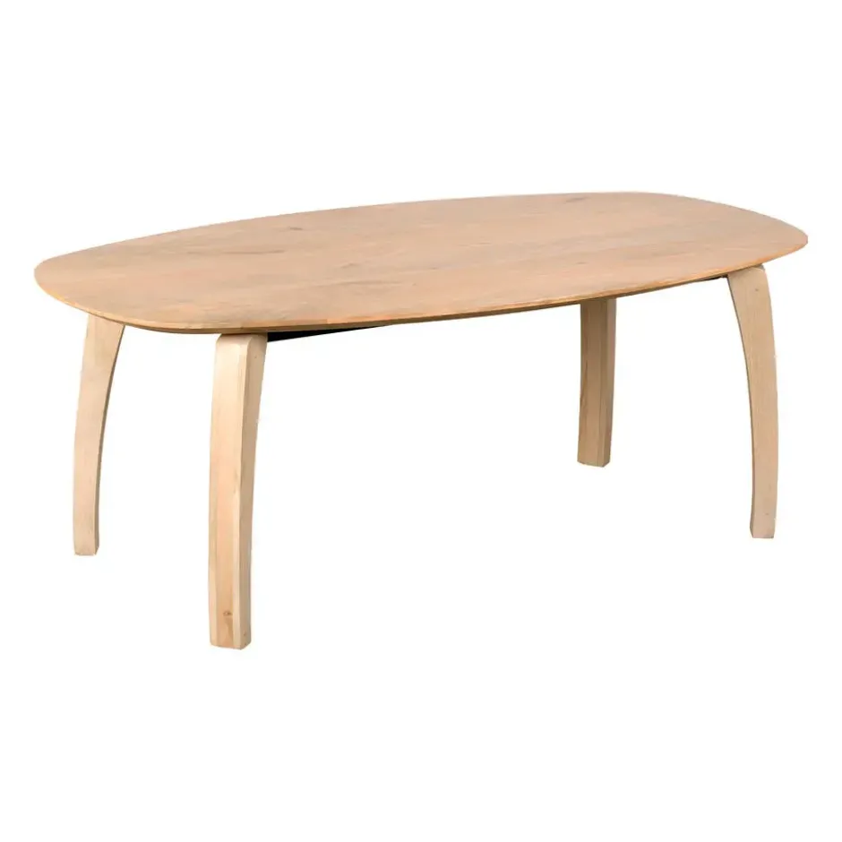 Lewis & Loft Eettafel Luna – Deens ovaal – 180x100 cm – Naturel