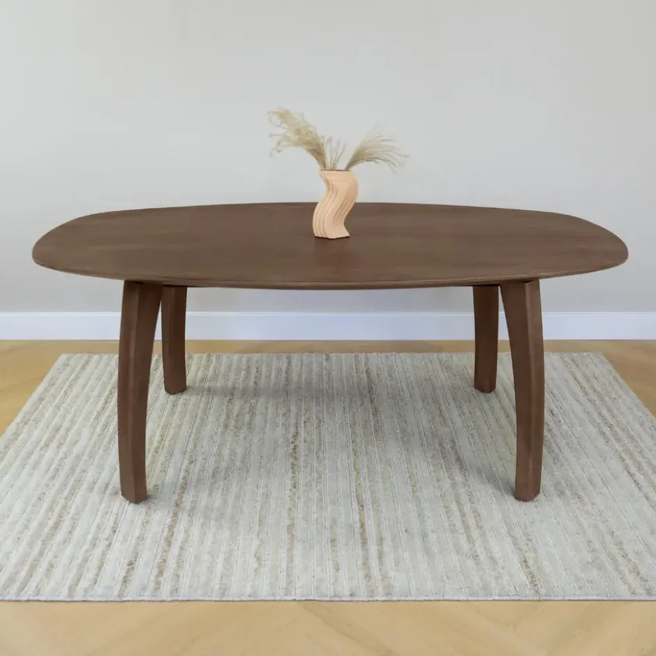 Lewis & Loft Eettafel Luna – Deens ovaal – 180 x 100 cm – Bruin