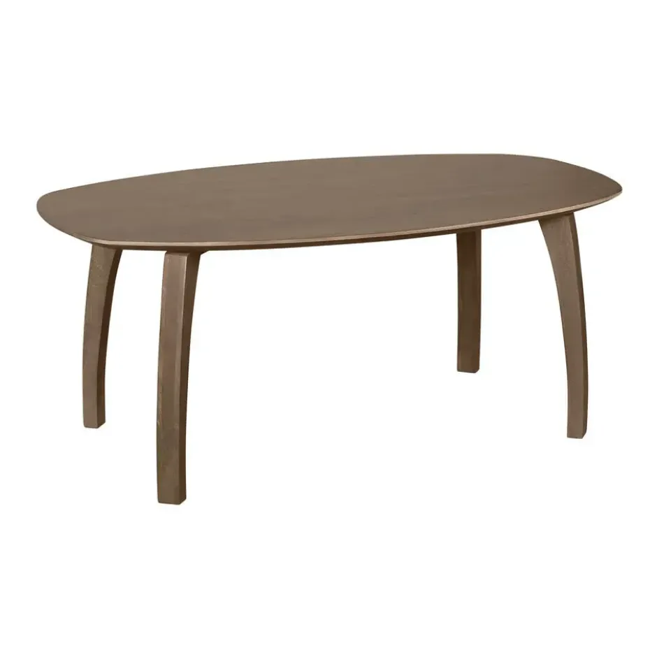 Lewis & Loft Eettafel Luna – Deens ovaal – 180 x 100 cm – Bruin