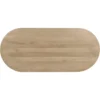 Lewis & Loft Eettafel Lynn - Ovaal - Mangohout - 200x90cm - Naturel
