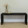 Lewis & Loft Halbankje Lexi - FSC® mangohout - Zwart