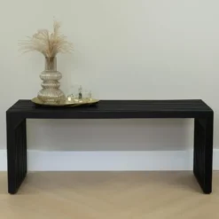 Lewis & Loft Halbankje Lexi - FSC® mangohout - Zwart