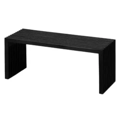 Lewis & Loft Halbankje Lexi - FSC® mangohout - Zwart