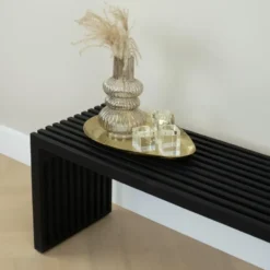 Lewis & Loft Halbankje Lexi - FSC® mangohout - Zwart