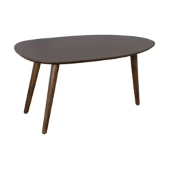 Lewis & Loft Salontafel Lela - FSC® - Walnoot bruin - Set van 2