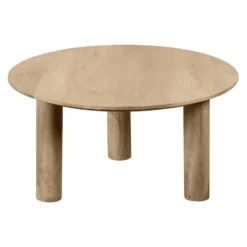 Lewis & Loft Salontafel Lian - FSC® Mangohout - Rond ⌀70 cm - Naturel
