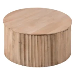 Lewis & Loft Salontafel Lonne - FSC® mangohout -Rond ⌀70cm - Naturel
