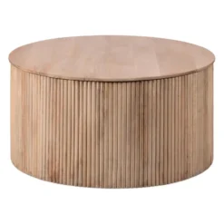 Lewis & Loft Salontafel Lonne - FSC® mangohout -Rond ⌀70cm - Naturel
