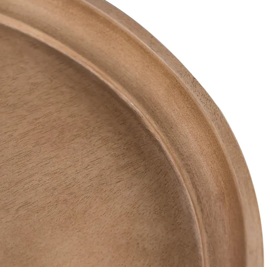 Lewis & Loft Salontafel Luus - FSC® mangohout - Rond ⌀80 cm - Bruin