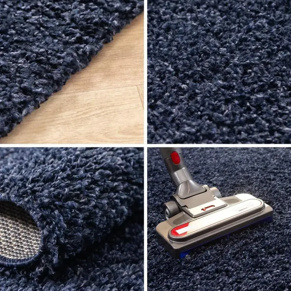 Life Basic Shaggy Vloerkleed Hoogpolig Blauw - 200x290 CM
