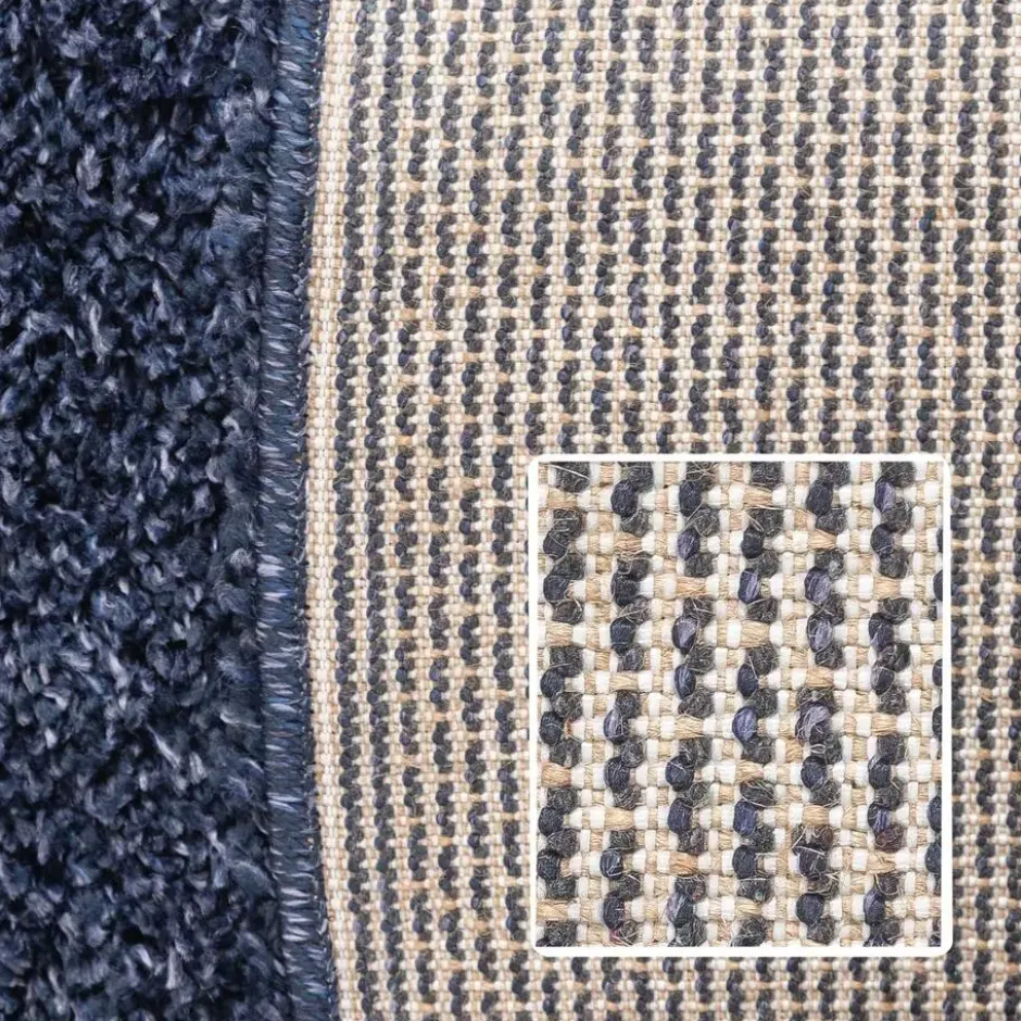 Life Basic Shaggy Vloerkleed Hoogpolig Blauw - 200x290 CM