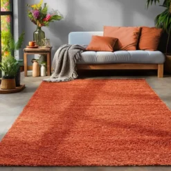 Life Basic Shaggy Vloerkleed Hoogpolig Terra - 120x170 CM