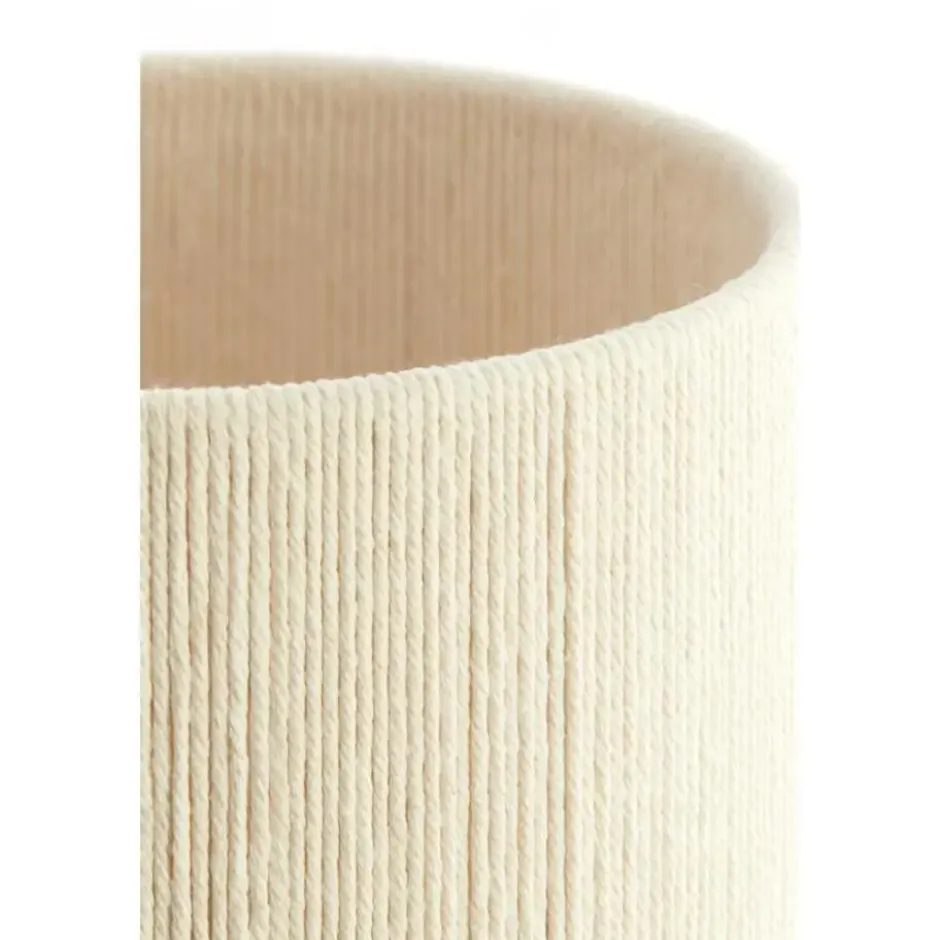 Light & Living - Danialo tafellamp ø22x67,5 cm hout - bruin+crème
