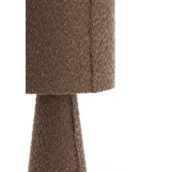 Light & Living - Micky tafellamp ø20x58 cm bouclé - bruin