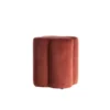 Light & Living - Nalani poef 38x38x45 cm velvet - bordeaux