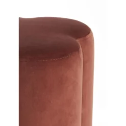 Light & Living - Nalani poef 38x38x45 cm velvet - bordeaux