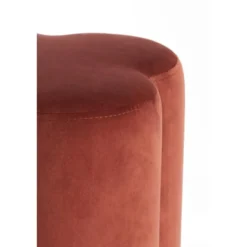 Light & Living - Nalani poef 38x38x45 cm velvet - bordeaux