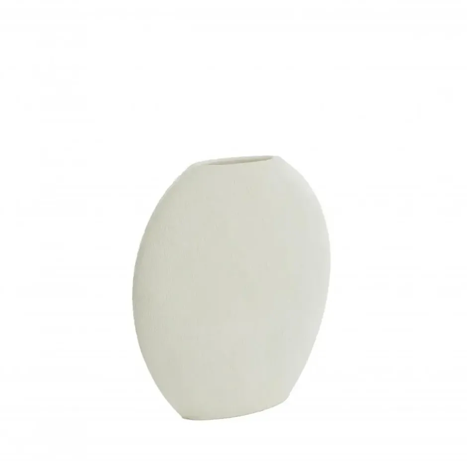 Light & Living - Renda vaas deco 40,5x11x40 cm - crème
