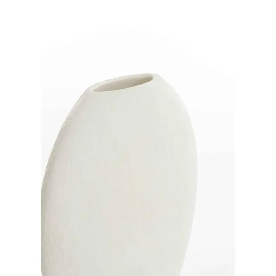 Light & Living - Renda vaas deco 40,5x11x40 cm - crème
