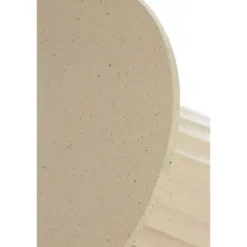 Light & Living - Veglia bijzettafel Ø60x38 cm - mat zand/licht bruin
