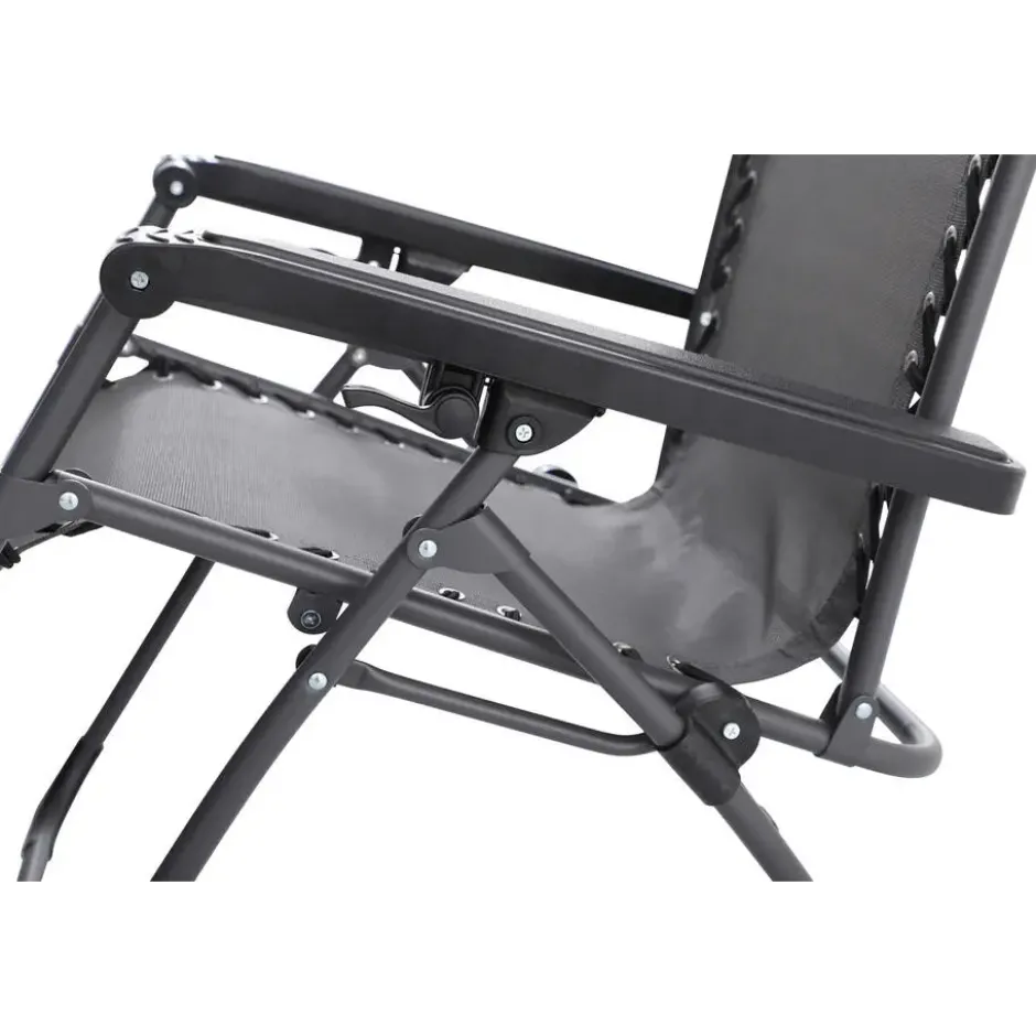 Ligstoel Agde - grijs - 110x90x68 cm