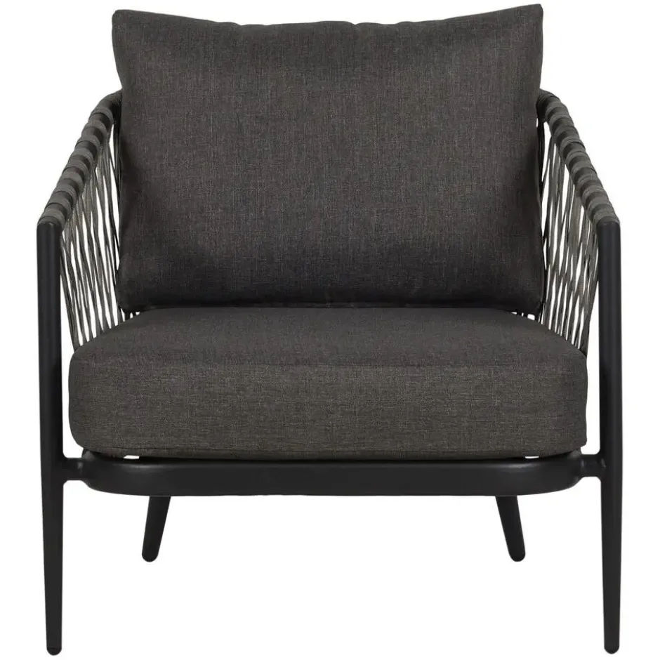 Lisomme Christel 4 delige tuin loungeset donkergrijs