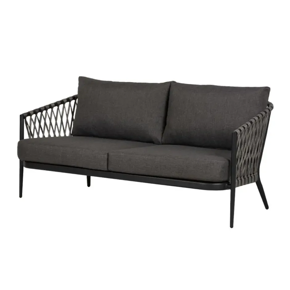 Lisomme Christel 4 delige tuin loungeset donkergrijs
