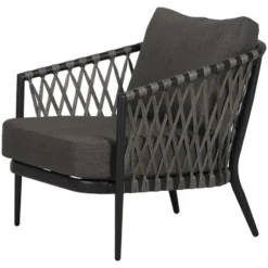 Lisomme Christel 4 delige tuin loungeset donkergrijs