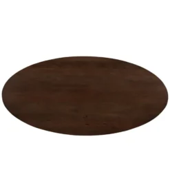 Livingfurn - Eetkamertafel Jesper Oval Brown 210 cm - Mangohout / Gecoat Staal