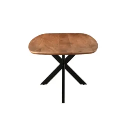 Livingfurn - Eetkamertafel Jesper Danish Oval 230cm - Mangohout / Gecoat Staal