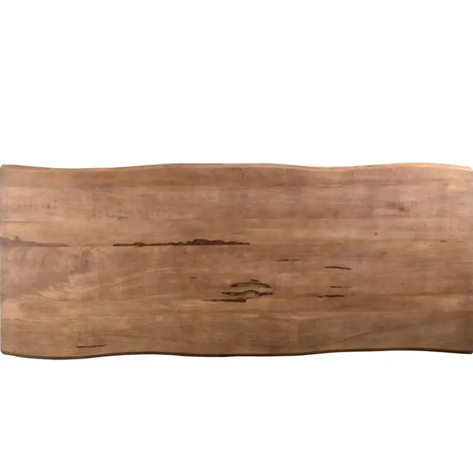 Livingfurn - Eetkamertafel Nairobi Tree Top Spider 220cm - Mangohout - Bruin