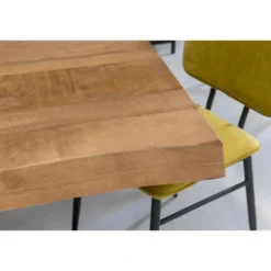 Livingfurn - Eetkamertafel Nairobi Tree Top Spider 180cm - Mangohout - Bruin