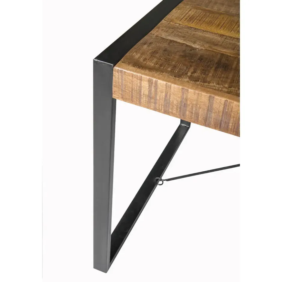 Livingfurn - Eetkamertafel Nairobi - U-Poten - Mangohout - 180x90 cm