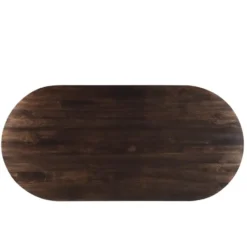 Livingfurn - Eetkamertafel Salvator Walnut 200cm - Mangohout