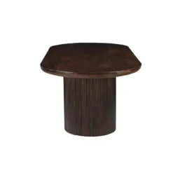 Livingfurn - Eetkamertafel Sevilla Brown 300cm - Mangohout