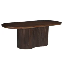 Livingfurn - Eetkamertafel Sevilla Brown 300cm - Mangohout