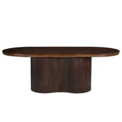 Livingfurn - Eetkamertafel Sevilla Brown 300cm - Mangohout