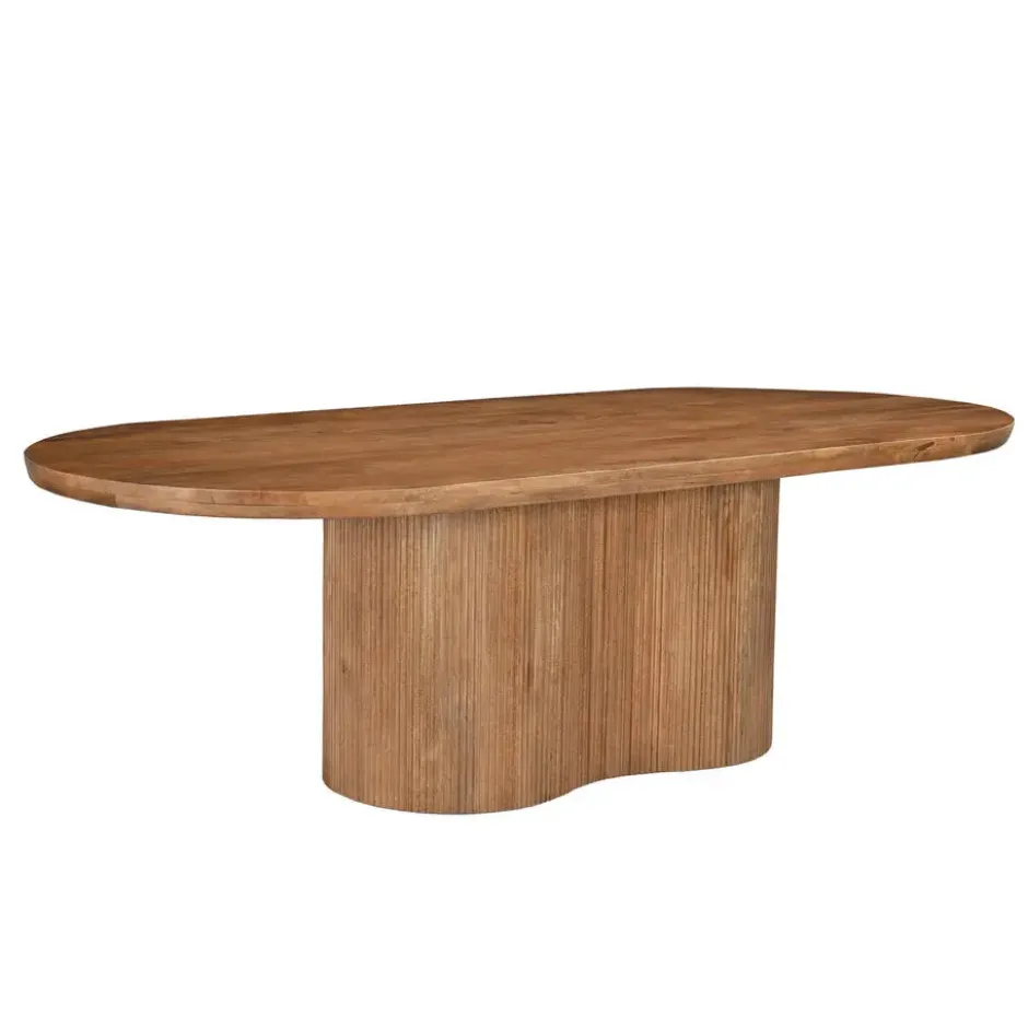 Livingfurn - Eetkamertafel Sevilla 220cm - Mangohout