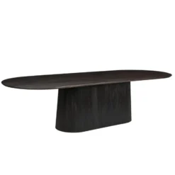 Livingfurn Eettafel Salvator Walnoot 300cm Mangohout Ovaal