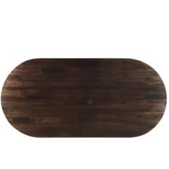 Livingfurn Eettafel Salvator Walnoot 300cm Mangohout Ovaal