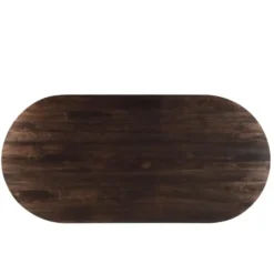 Livingfurn Eettafel Salvator Walnoot 230cm Mangohout Ovaal