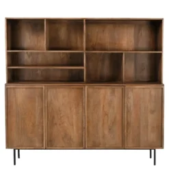 Livingfurn - Kabinetkast Elan - 180x150x45 cm - Mangohout