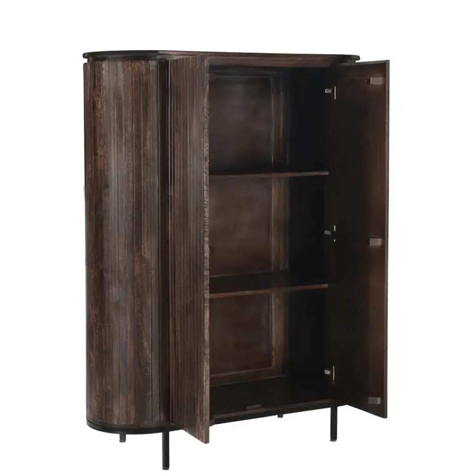 Livingfurn Kabinetkast Noor Walnoot 150cm Mangohout