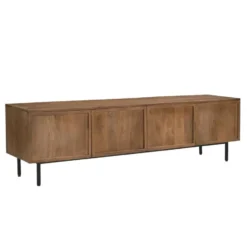Livingfurn - TV meubel Elan - 180x50x40 cm - Mangohout