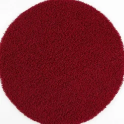Loca Shaggy Rond Vloerkleed Hoogpolig Rood - 200 CM Ø