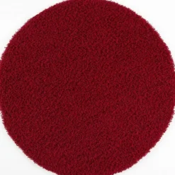Loca Shaggy Rond Vloerkleed Hoogpolig Rood - 200 CM Ø